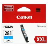 Canon CNMCLI281XXLCY Ink Tank 1 Each Cyan