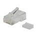 SF Cable Cat6 RJ45 Modular Plug Round Solid 50 Micron 100 pcs per bag