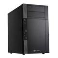 Silverstone Technology PS07B Mid-Tower Micro-ATX PC Case with Dual USB 3.0 Ports - Black