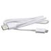 White OEM USB Cable Rapid Charge Power Wire Sync Micro-USB Data Cord Supports Fast Charging J7Q for LG Optimus L90 Zone 3 Premier LTE Q6 Realm Risio Spree
