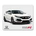 Honda Civic Type-R in White Front 3/4 View Graphic PC Mouse Pad for Gaming and Office