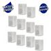 Acoustic Audio AA351W Indoor Outdoor 2 Way Speakers 2500 Watt White 5 Pair Pack AA351W-5Pr