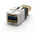 USB 3.0 Keystone Jack - Female to Female Coupler By FireFold