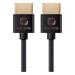 Monoprice Ultra Slim Series High Speed HDMI Cable 6ft Black - 6 ft HDMI A/V Cable for Audio/Video Device - First End: 1 x HDMI Digital Audio/Video - Male - Second End: 1 x HDMI Digital Audio/Video...