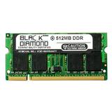 512MB Black Diamond Memory Module for HP Presario Laptop 2509EA DDR SO-DIMM 200pin PC2700 333MHz Upgrade
