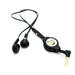 Retractable Headset Handsfree Mic Dual Earbuds Earphones Z5R for Amazon Kindle Fire HDX 8.9 HD 8.9 7 6 Kids Edition DX 8 10 - iPhone 6S Plus iPad Pro 9.7 Mini 4 12.9 3 Air 6 Plus 2