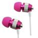 Super Bass Noise-Isolation Metal 3.5mm Stereo Earbuds/ Headset/ Handsfree for Nokia 8/ 2/ 5/ X/ 6/ Lumia 930/ 1020/ 920/ 520/ 1520/ 730/ 720 (Hot Pink) - w/ Mic