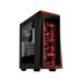 Silverstone RL06BR-PRO 12 x 10.2 in. ATX & Micro-ATX Computer Case - Black with Red Trim