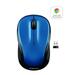 Logitech Compact Wireless Mouse 2.4 GHz with USB Unifying Receiver Optical Tracking Blue