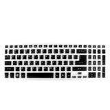 Unique Bargains Laptop Dustproof Protector Film Keyboard Skin Cover Black Clear for Acer V5-571