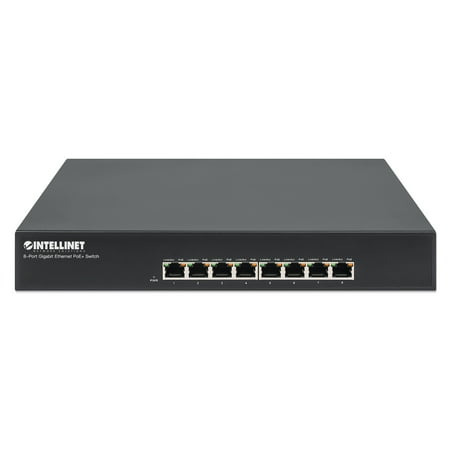 Intellinet 560641 8-Port Gigabit Ethernet PoE+ 140W Endspan Switch