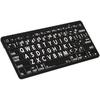 LogicKeyboard LargePrint White on Black - Mac Bluetooth Mini Keyboard - US English LKBU-LPWB-BTON-US