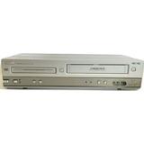 Philips DVD750VR (Used) Progressive-Scan DVD-VCR Combo AV Manual Remote and Quick Start Guide are Included