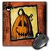 3dRose Smiling Jack O Lantern Mouse Pad 8 by 8 inches