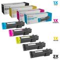 LD Compatible Replacements for Xerox Phaser 6510 & WorkCentre 6515 High Yield Toner Cartridges: 2 106R03480 Black 1 106R03477 Cyan 1 106R03478 Magenta 1 106R03479 Yellow 5-Pack