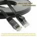 CableVantage CAT6 CAT6 FLAT RJ45 Ethernet LAN Network Patch Cable For PC Mac Laptop PS3 PS4 XBox Internet Router black 3ft 6ft 10ft 15ft 25ft 30ft 50ft 75ft 100ft 150ft 200ft black