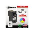 Remanufactured Innovera IVRCL211XL 3 Colors Ink Cartridge Replacement for Canon 2975B001 (CL-211XL)