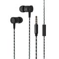 Super Sound Tetal 3.5mm Stereo Earbuds/ Headset for Motorola One One Power Sony Xperia XA2 Plus BLU C5 Studio G4 C4 (Silver) - w/ Mic