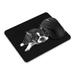FINCIBO Rectangle Standard Mouse Pad Non-Slip Mouse Pad for Home Office and Gaming Desk Boston Terrier Dog Lying Down Looking Up