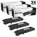 LD Dell Compatible RD80W (67H2T) Set of 3 Black Extra High Yield Toner Cartridges Includes: 3 593-BBBU Black for use in Dell Color Laser C2660dn and C2665dnf s