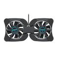 Mini Portable Folding Foldable USB Dual Fan Cooler Cooling Pad for PC Laptop Notebook 7 ~15