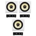 Acoustic Audio HD-S10 Flush Mount Subwoofers with 10 Speaker and Amps 3 Pack