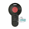 AutokeyMax Replacement Car Key Fob Remote Shell Case for VW Beetle Cabrio Golf Jetta Passat