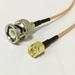 2PCS BNC male plug to SMA Male RF coax cable RG-316 RG316 15cm 6 CCTV radio