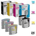 Remanufactured Replacements for Hewlett Packard 88XL Set of 5 High Yield Cartridges Includes: 2 C9396AN HY Black 1 C9391AN HY Cyan 1 C9392AN HY Magenta and 1 C9393AN HY Yellow