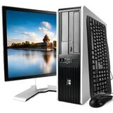 Restored HP Silver Compaq 7900 Desktop Intel Core 2 Duo 2.9GHz 4GB RAM 500GB HDD Intel GMA 4500 DVDROM Windows 10 Home 19 Display Keyboard Mouse (Refurbished)