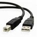 3ft USB Cable for: Epson WorkForce WF-2540 Wireless All-in-One Color Inkjet Printer Copier Scanner ADF Fax Black