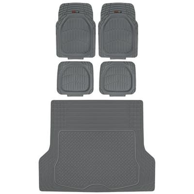 4PC All Weather Protection for Vehicle,Gray PantsSaver Custom Fits Car Floor Mats for Mercedes-Benz S550e 2021,Front & 2nd Seat Heavy Duty Floor Mats 