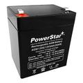 PowerStar--12V 5Ah APC Back-UPS ES 350 BE350 BF350-I UPS Battery - 3 Year