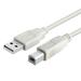 3ft USB 2.0 Cable for HP - Envy 4500 Network-Ready Wireless e-All-in-One Printer Beige or White