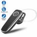 Bluetooth Earpiece LUXMO Wireless Cell Phone Headset with Noise Canceling Mic Hands Free Earbud Car Driving Headphones for Business/Office/Driving/Truck Support iPhone/Android Cell Phones