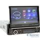 POWER ACOUSTIKÂ® PD-721B 7 INCITE SINGLE-DIN IN-DASH MOTORIZED LCD TOUCHSCREEN DVD RECEIVER WITH DETACHABLE FACE & BLUETOOTHÂ®