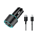 USB C Car Charger UrbanX 20W Car and Truck Charger For Motorola Moto G9 Plus with Power Delivery 3.0 Cigarette Lighter USB Charger - Black Comes with USB C to USB C PD Cable 3.3FT 1M