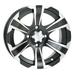 4/110 ITP SS312 Alloy Series Wheel 12x7 2.0 + 5.0 Matte Black for Suzuki Vinson 500 4x4 Automatic 2003-2007