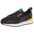 PUMA Herren R78 Sneaker, Schwarz-Schwarz-High Risk Red, 42 EU