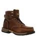 Georgia Boot Athens 360 6" Moc Toe Lace Boot - Mens 9 Brown Boot Medium