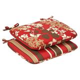 Reversible Seat Cushion in Montifleuri Sangria - Set of 2