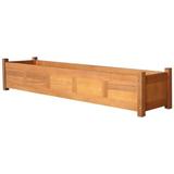 vidaXL Raised Garden Bed Raised Flower Bed Raised Garden Box Solid Acacia Wood