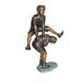 Leapfrog - Large Bronze Statue - Size: 41 L x 22 W x 57 H.