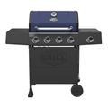 Expert Grill 4 Burner with Side Burner Propane Gas Grill in Blue