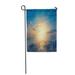 LADDKE Blue Sky Sun and Clouds Over The Sea Colorful Beauty Sunset Garden Flag Decorative Flag House Banner 28x40 inch