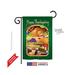 Breeze Decor 63039 Thanksgiving Thanksgiving Feast 2-Sided Impression Garden Flag - 13 x 18.5 in.