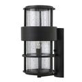1 Light Large Outdoor Wall Lantern In Modern Style 10 Inches Wide By 20.25 Inches High-Satin Black Finish-Incandescent Lamping Type Hinkley Lighting