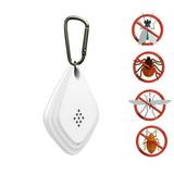 USB Rechargeable Ultrasonic Mosquito Repeller With Hanging Hook Portable Non-Toxic Electronic Pest Killer For Outdoor Travelling Or Home Use