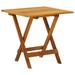 Bistro Table 18.1 x18.1 x18.5 Solid Acacia Wood