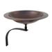 Achla BB-05-WM Classic II Birdbath with Wall Mount Bracket Antique Copper